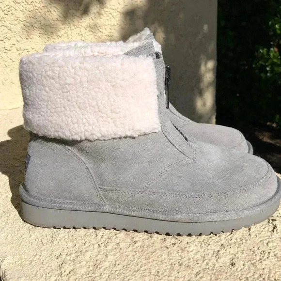 Kookaburra by Ugg Lytta Wild Dove Gray Ankle Boots Size 7 - Picture 5 of 10